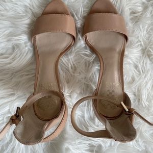 Vince Camuto Nude Strap Heels